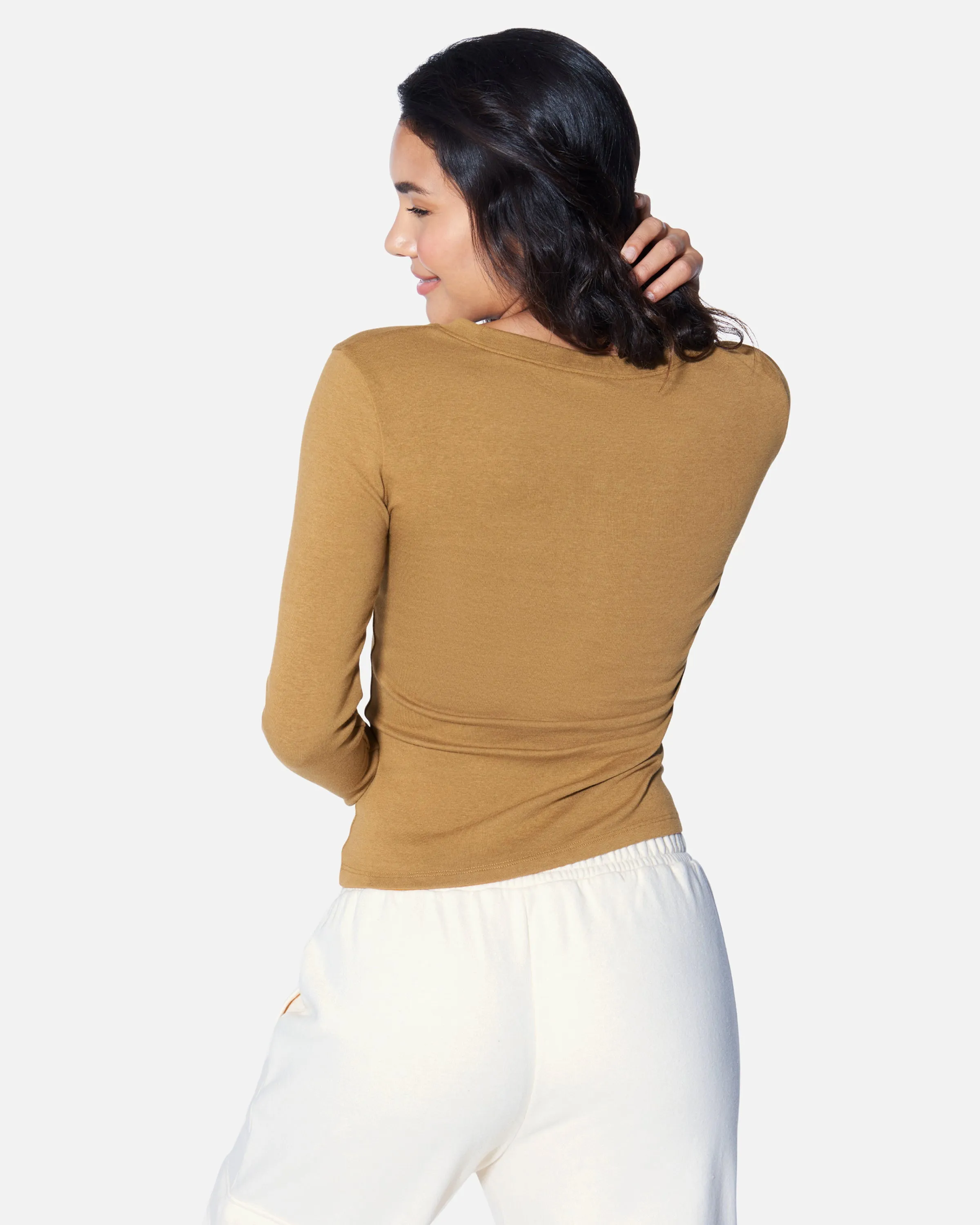 ESSENTIAL HEIDI HENLEY LONG SLEEVE TOP