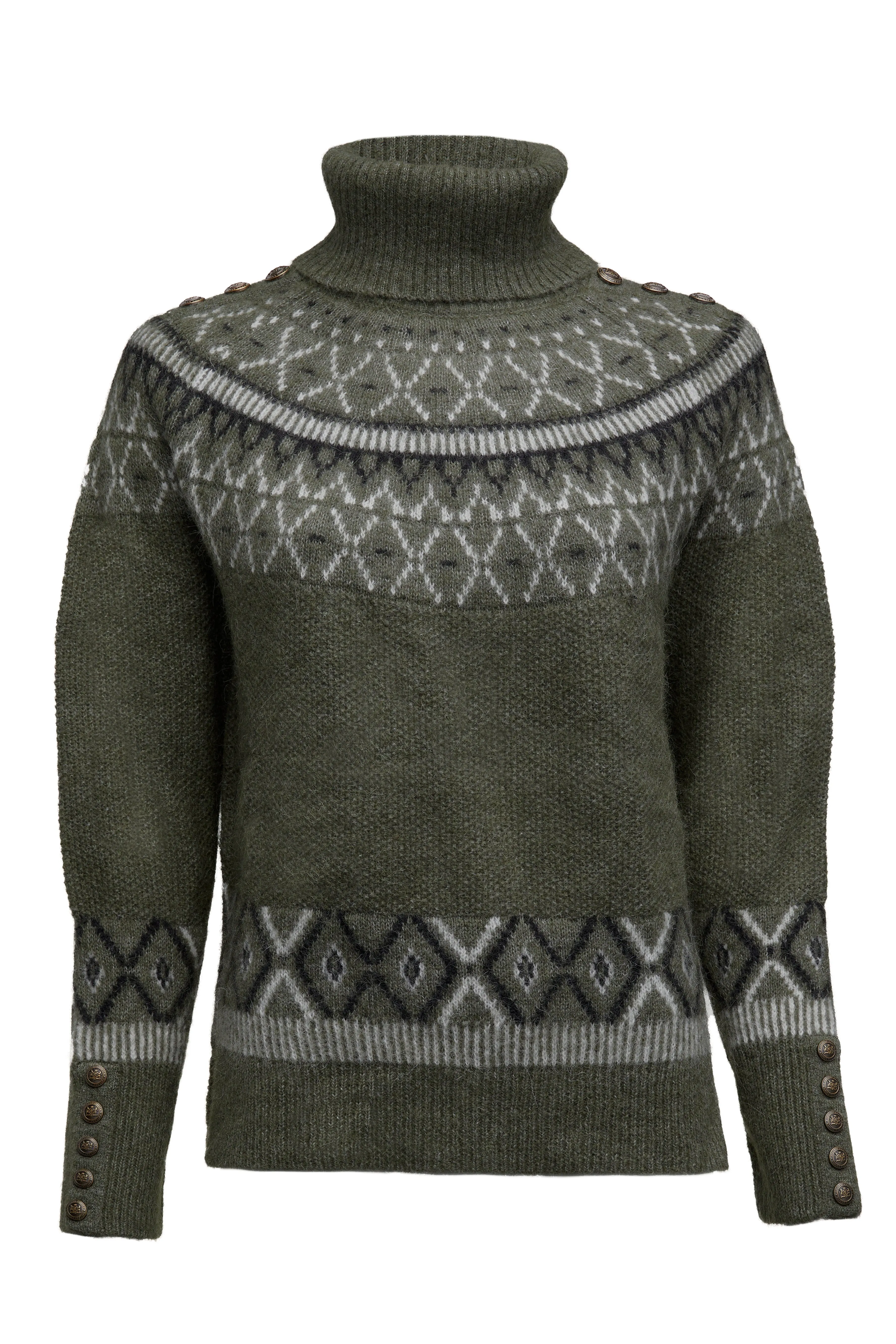 Fairisle Knit (Khaki)