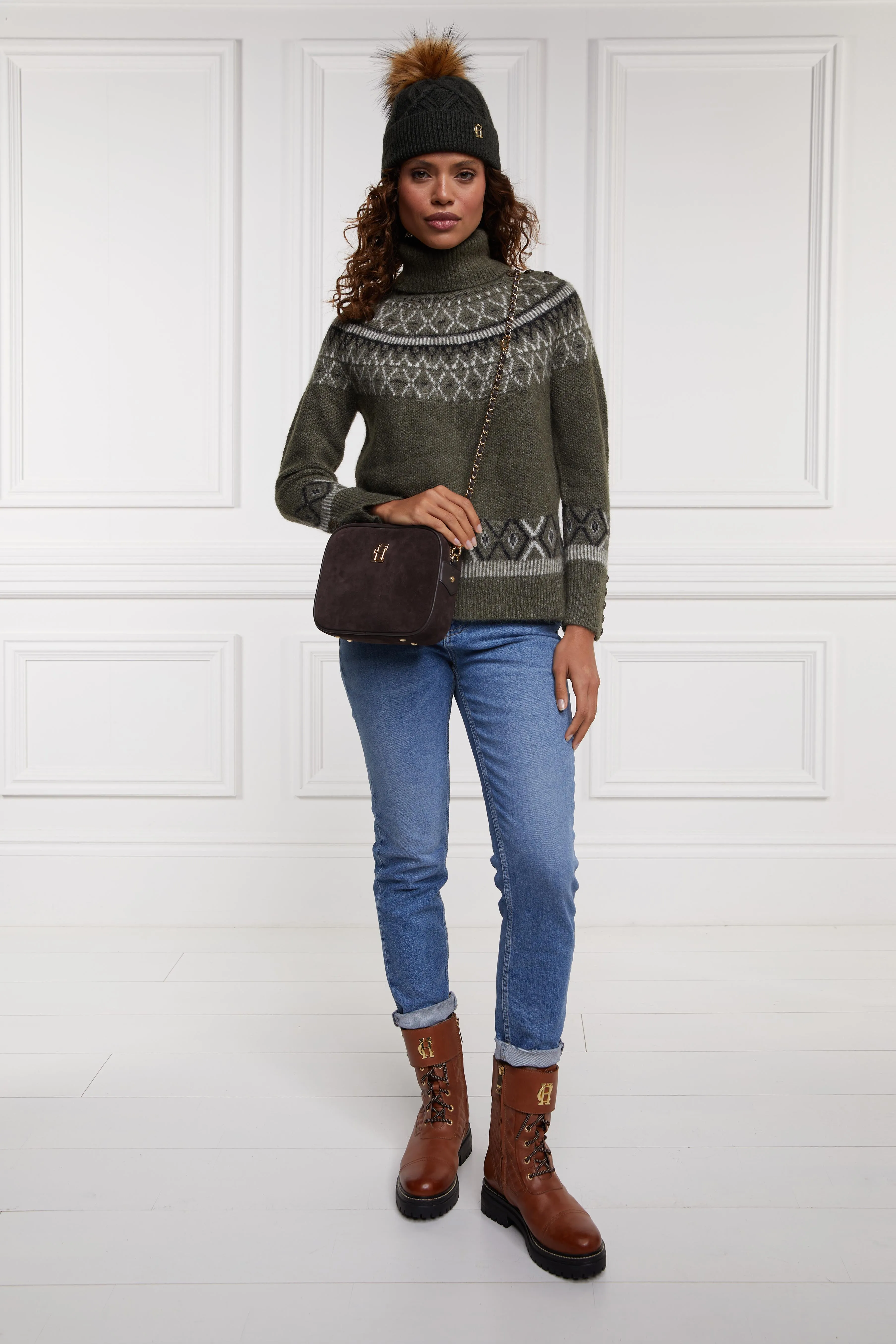 Fairisle Knit (Khaki)