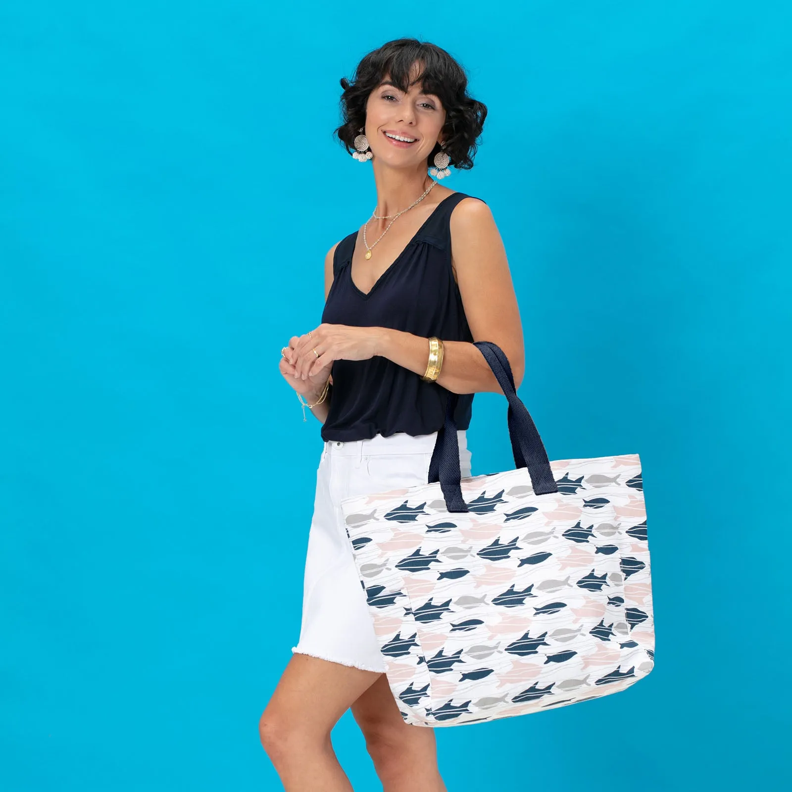 Fish Carryall Tote