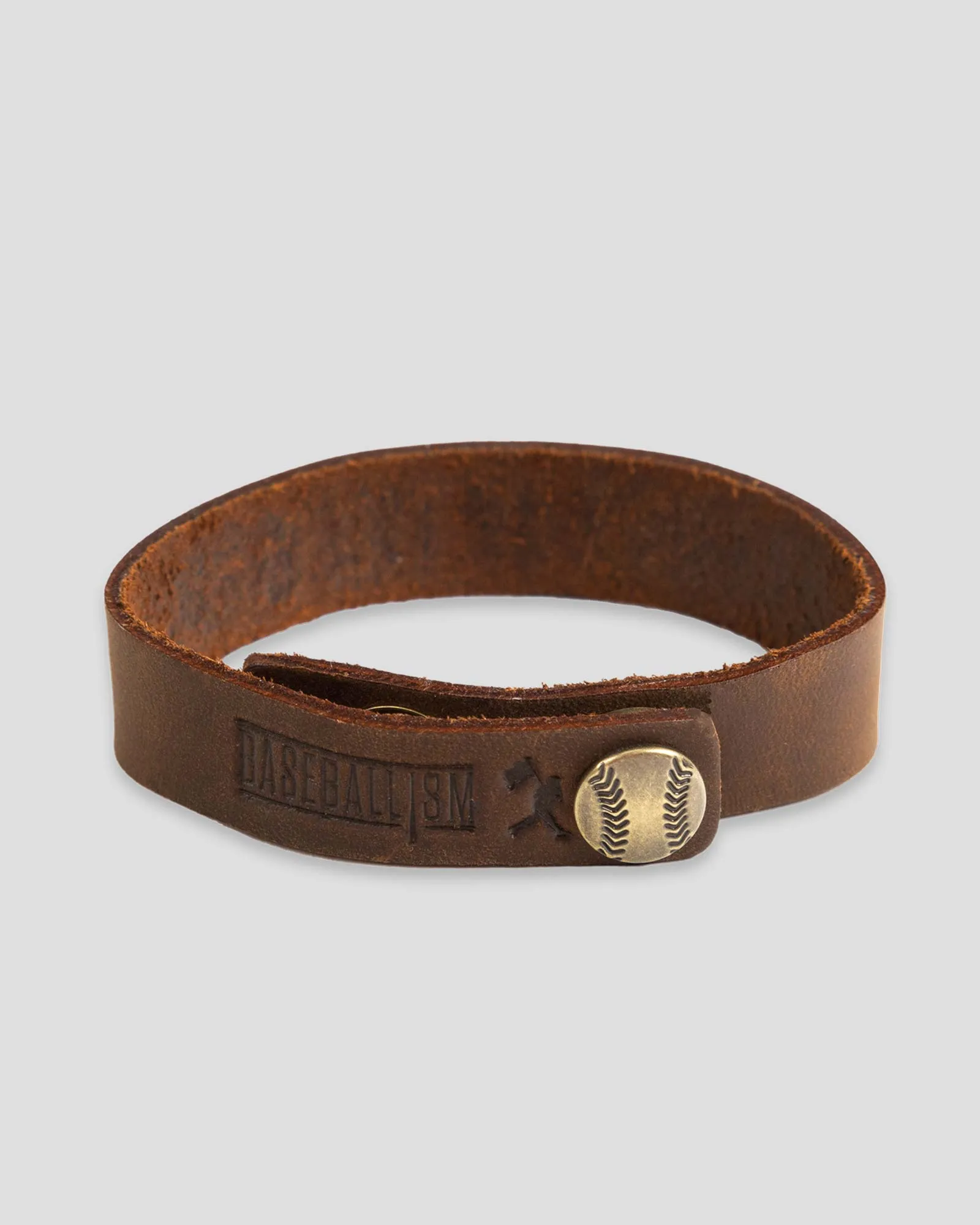 For Love of the Game Single Loop Bracelet - Dark Brown