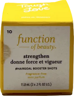 function of beauty Strengthen Booster Shots No Fragrance 11.8ml