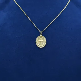 Gold Catholic Cross