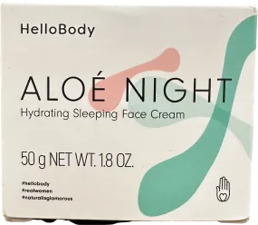 hellobody Aloé Night Hydrating Sleeping Face Cream 50g