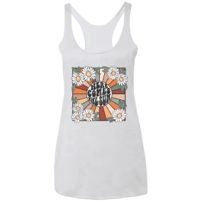 Here Comes The Sun Ladies' Triblend Racerback Tank