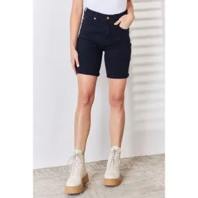 Judy Blue Full Size High Waist Tummy Control Bermuda Shorts