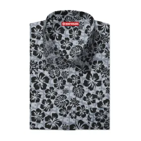 Keep Ruling Hawaiian Button Up Shirt (Gray)