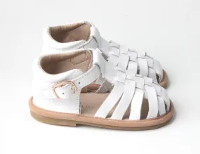 Kids Shoe - Little MeMe Sandal Mabel White