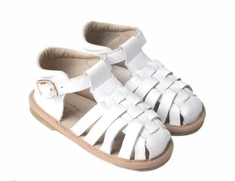 Kids Shoe - Little MeMe Sandal Mabel White