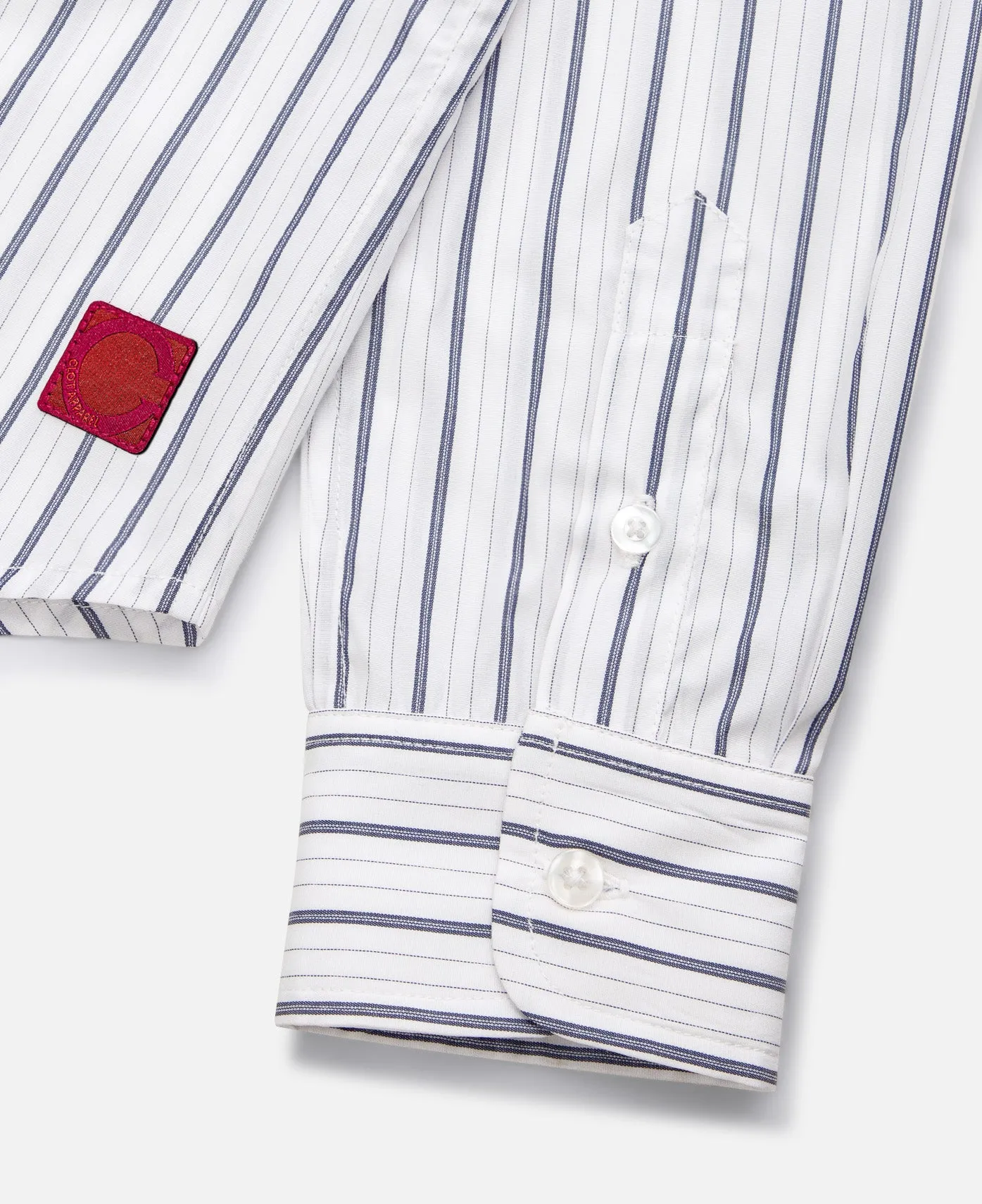 Kids Stripe Shirt (White)