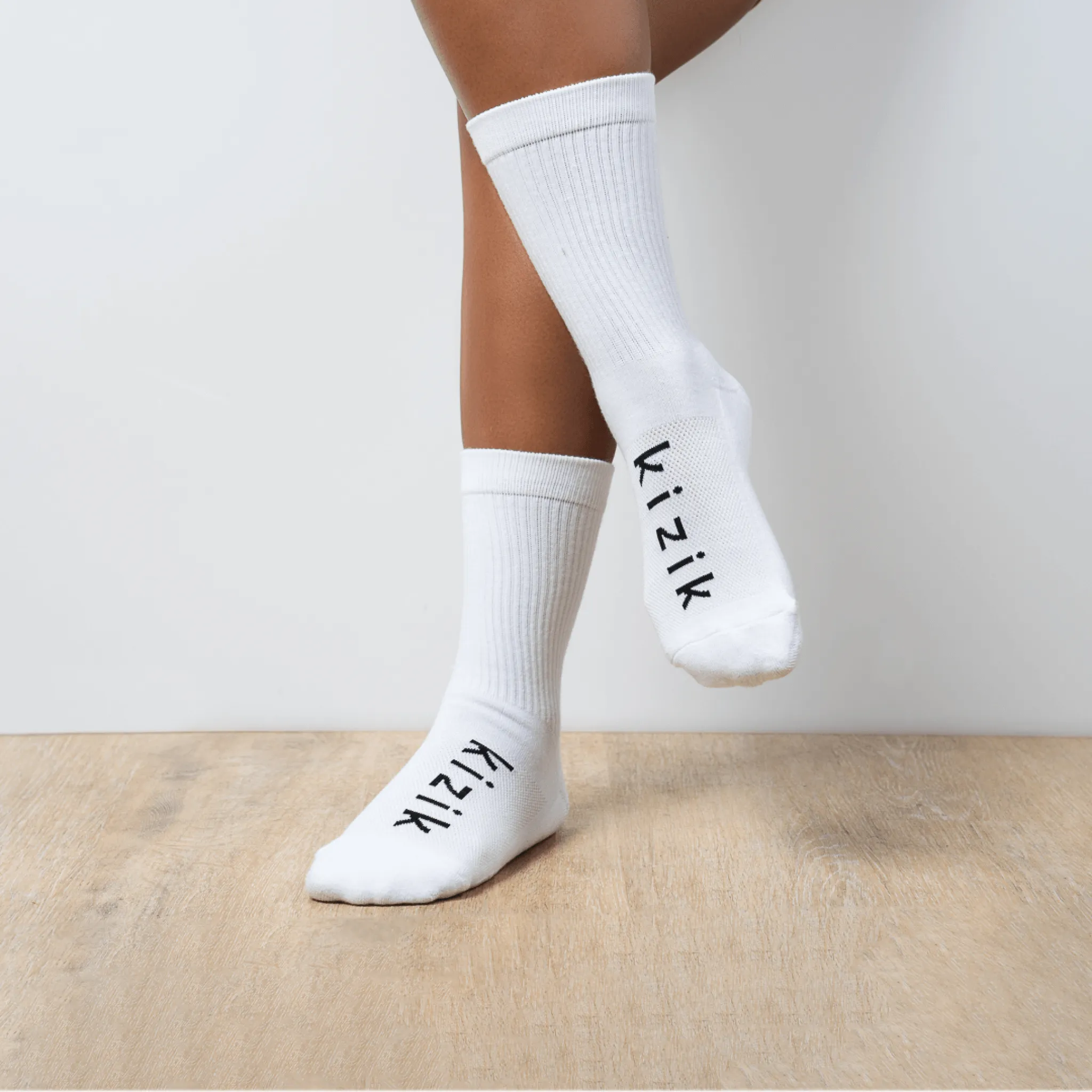 Kizik Crew Socks - White