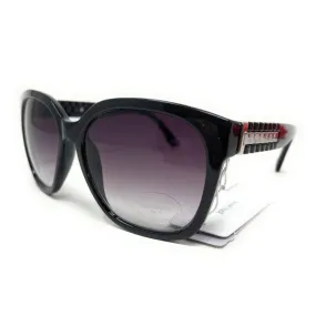 Ladies Sunglasses Black and Silver John Lewis 44410