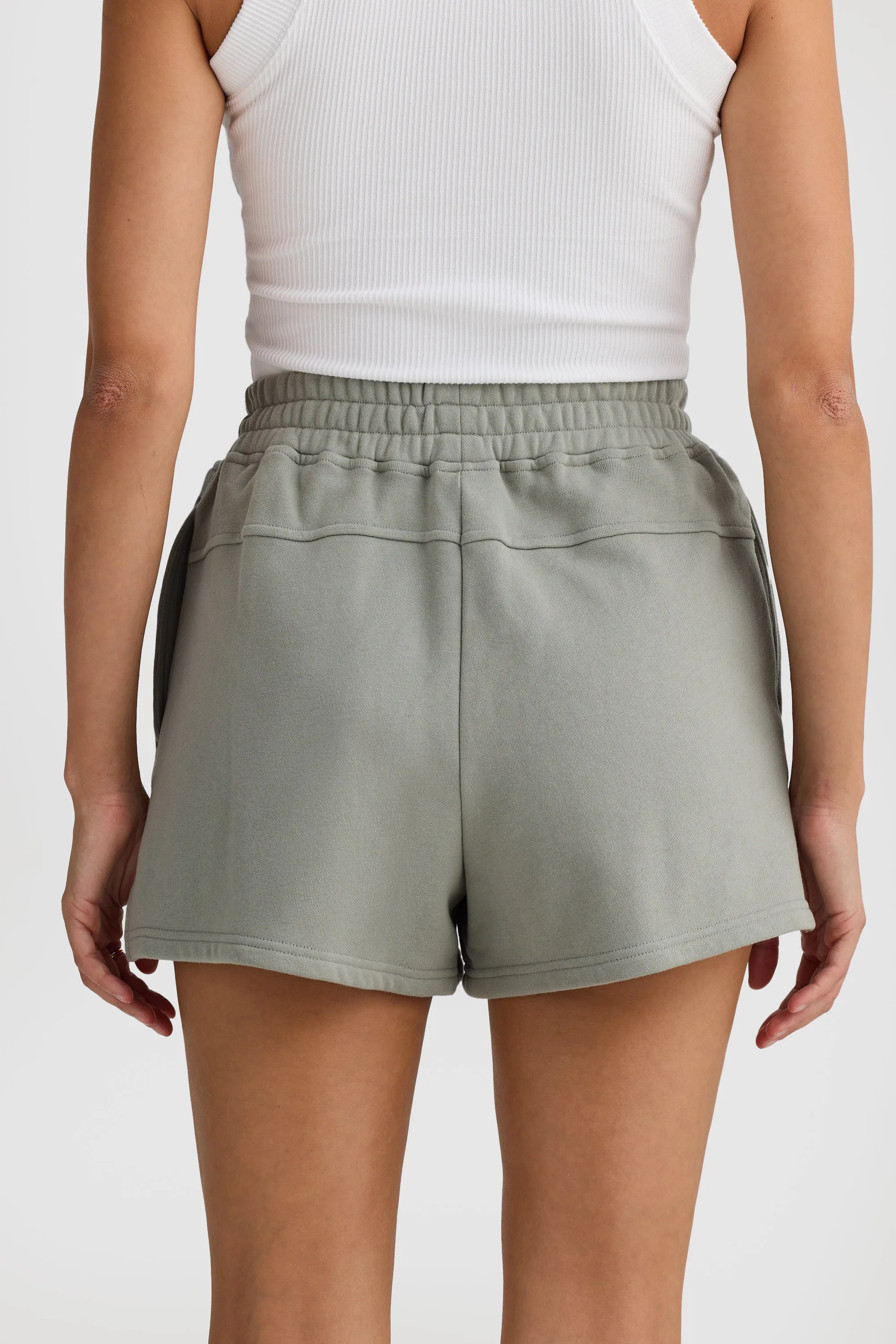 Lena Lounge Shorts Dusty Olive