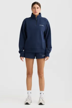 Lena Quarter Zip Navy