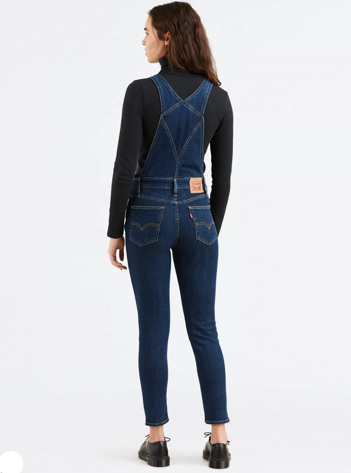 Levi's® Women's Skinny Overalls in SKINNY DIP Jean