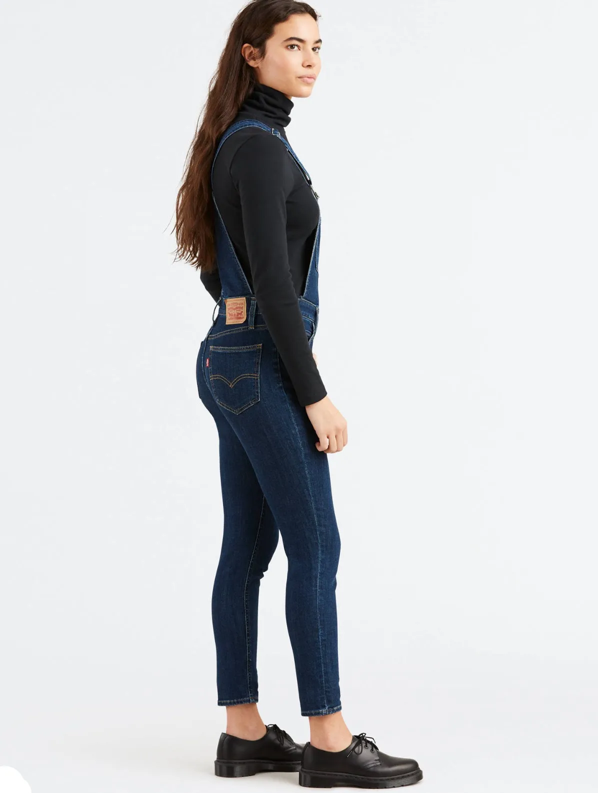 Levi's® Women's Skinny Overalls in SKINNY DIP Jean