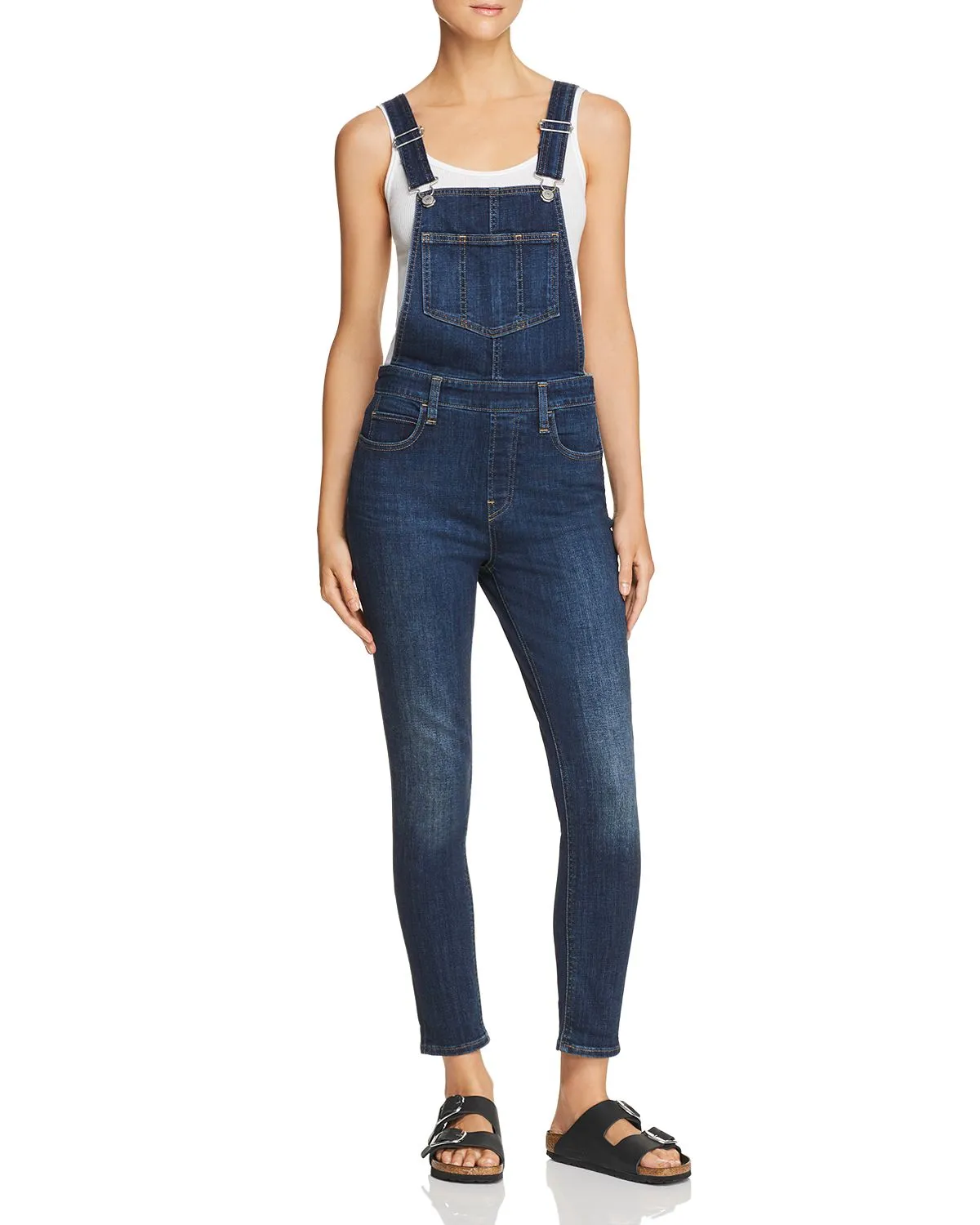 Levi's® Women's Skinny Overalls in SKINNY DIP Jean