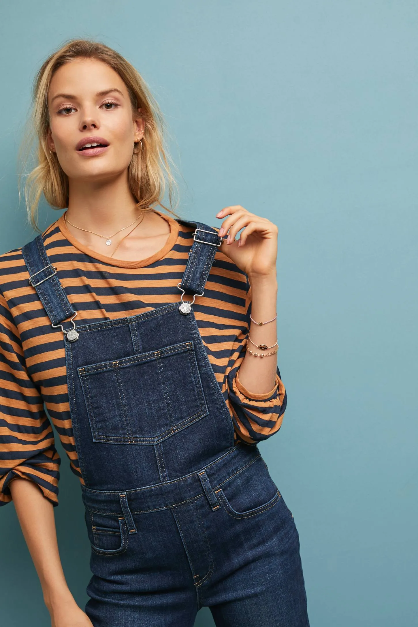 Levi's® Women's Skinny Overalls in SKINNY DIP Jean