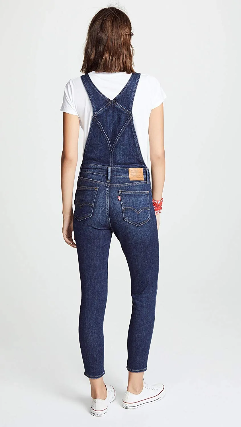 Levi's® Women's Skinny Overalls in SKINNY DIP Jean