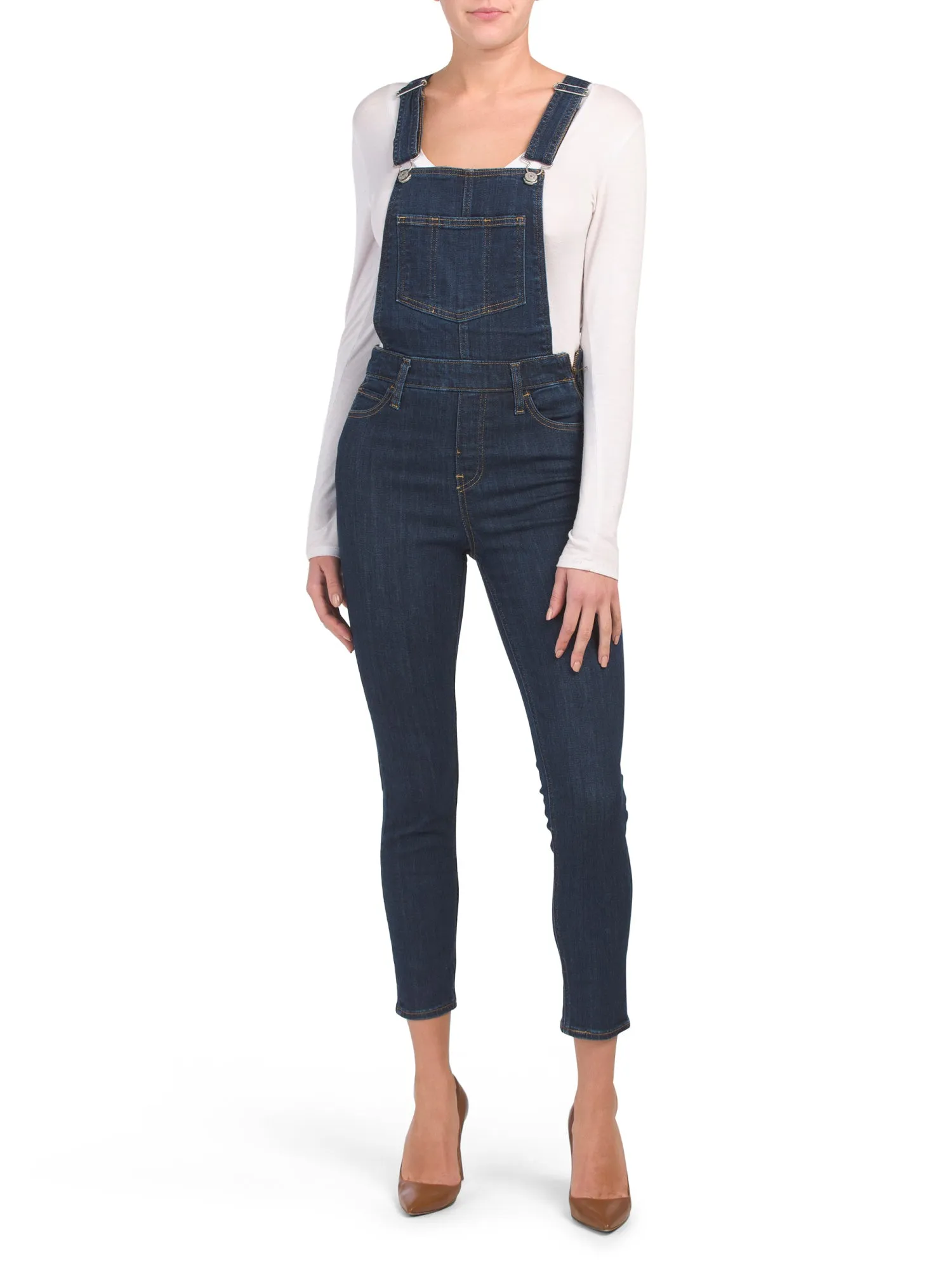 Levi's® Women's Skinny Overalls in SKINNY DIP Jean