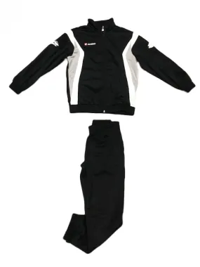 Lotto boys' tracksuit Suit stars PL cuff JR M5262 black-white-putty