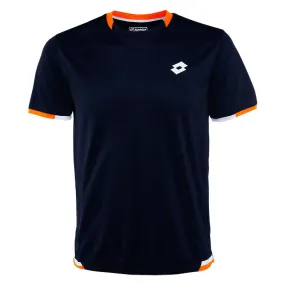 Lotto LOB Polo Tee Shirt - Navy/Samba - Mens