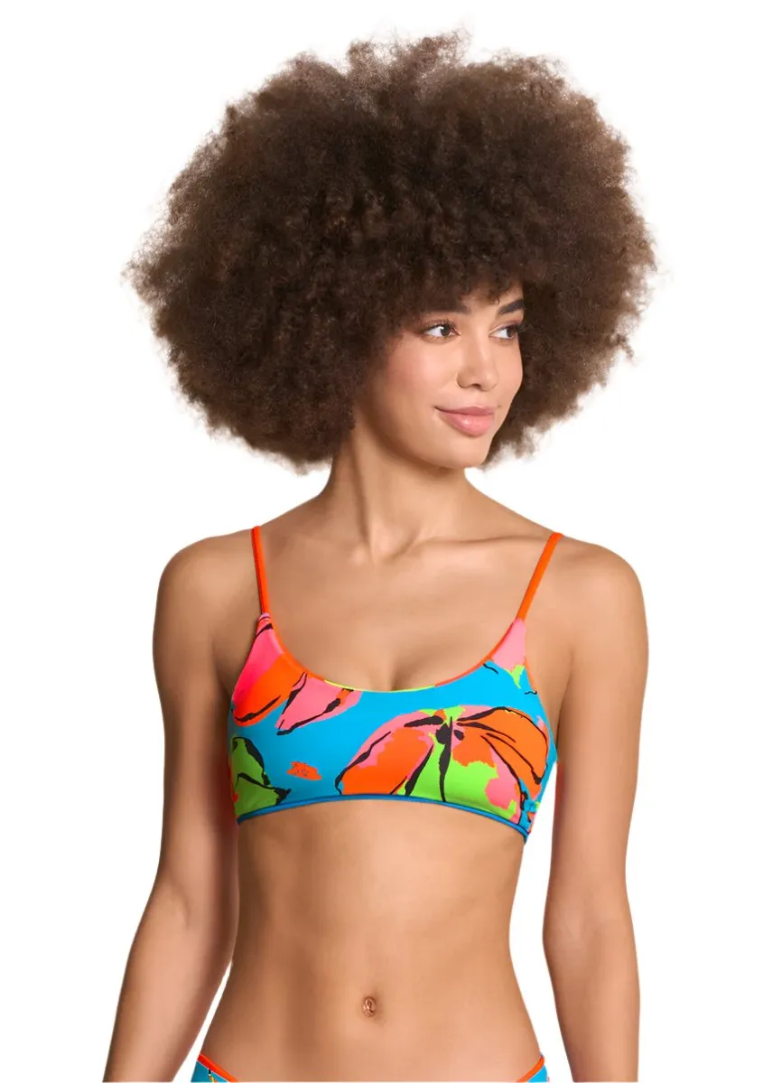 Maaji Ocean Blue Lanaii Sporty Bralette Bikini Top