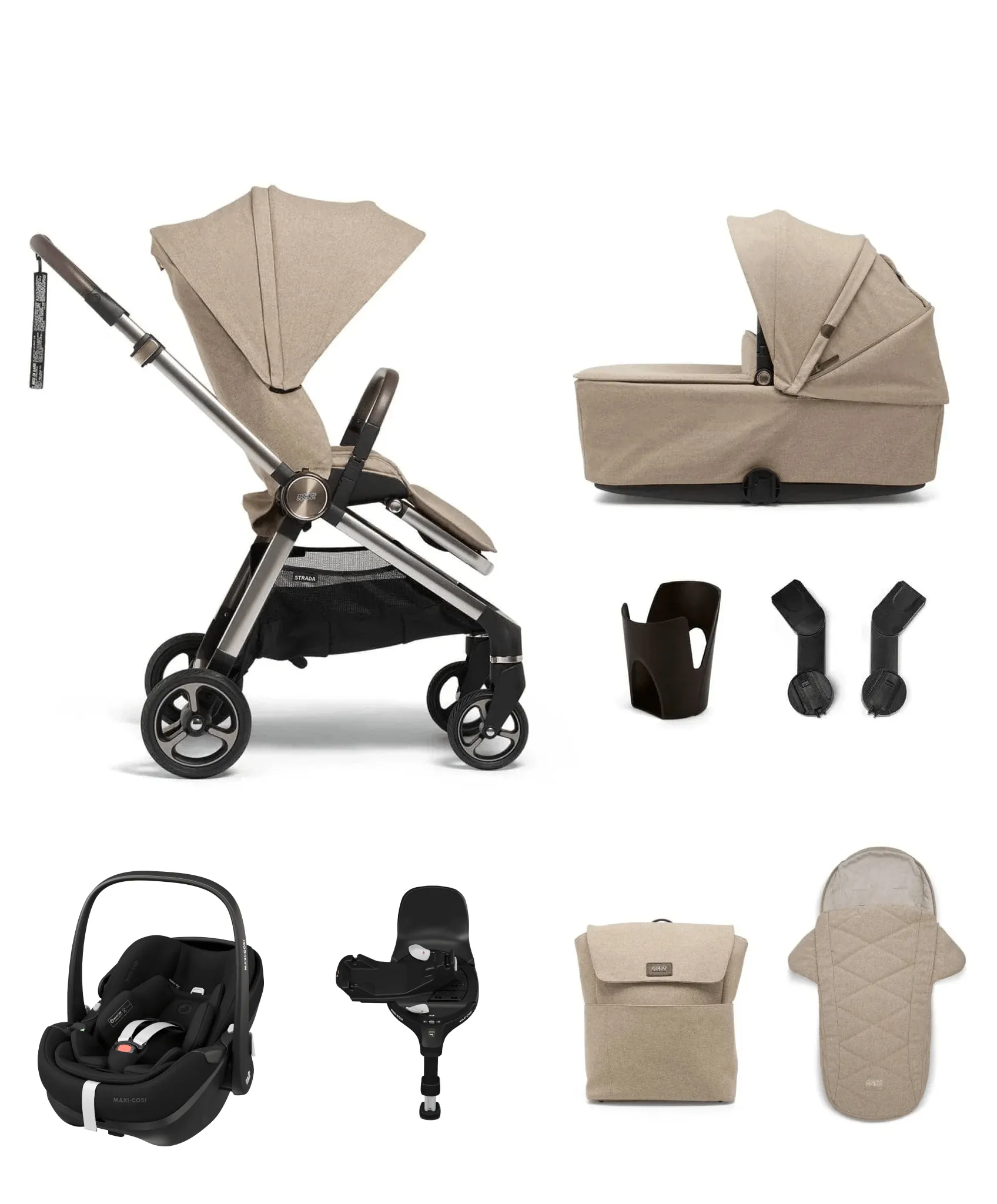 Mamas & Papas Strada Pebble 360 PRO Travel System - Pebble