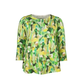 Mansted - Dainty Watercolour Swing Top - Green