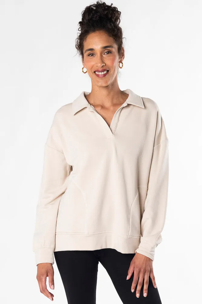 Marissa Bamboo Sweatshirt - Oat