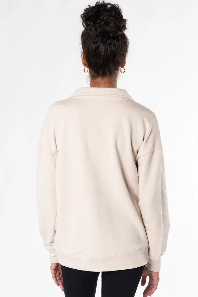 Marissa Bamboo Sweatshirt - Oat