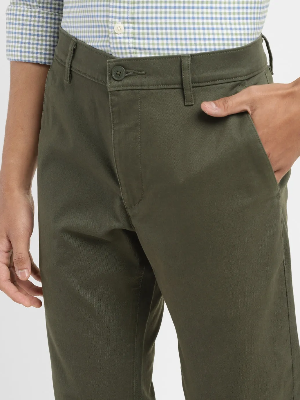 Men's 511 Dark Green Slim Fit Chinos