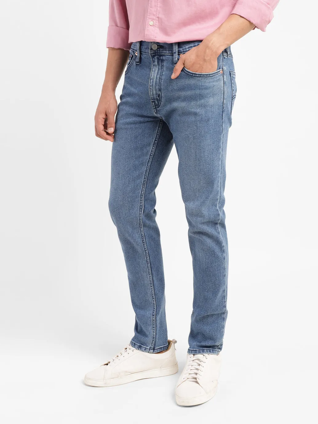 Men's 512 Mid Indigo Slim Tapered Fit Jeans