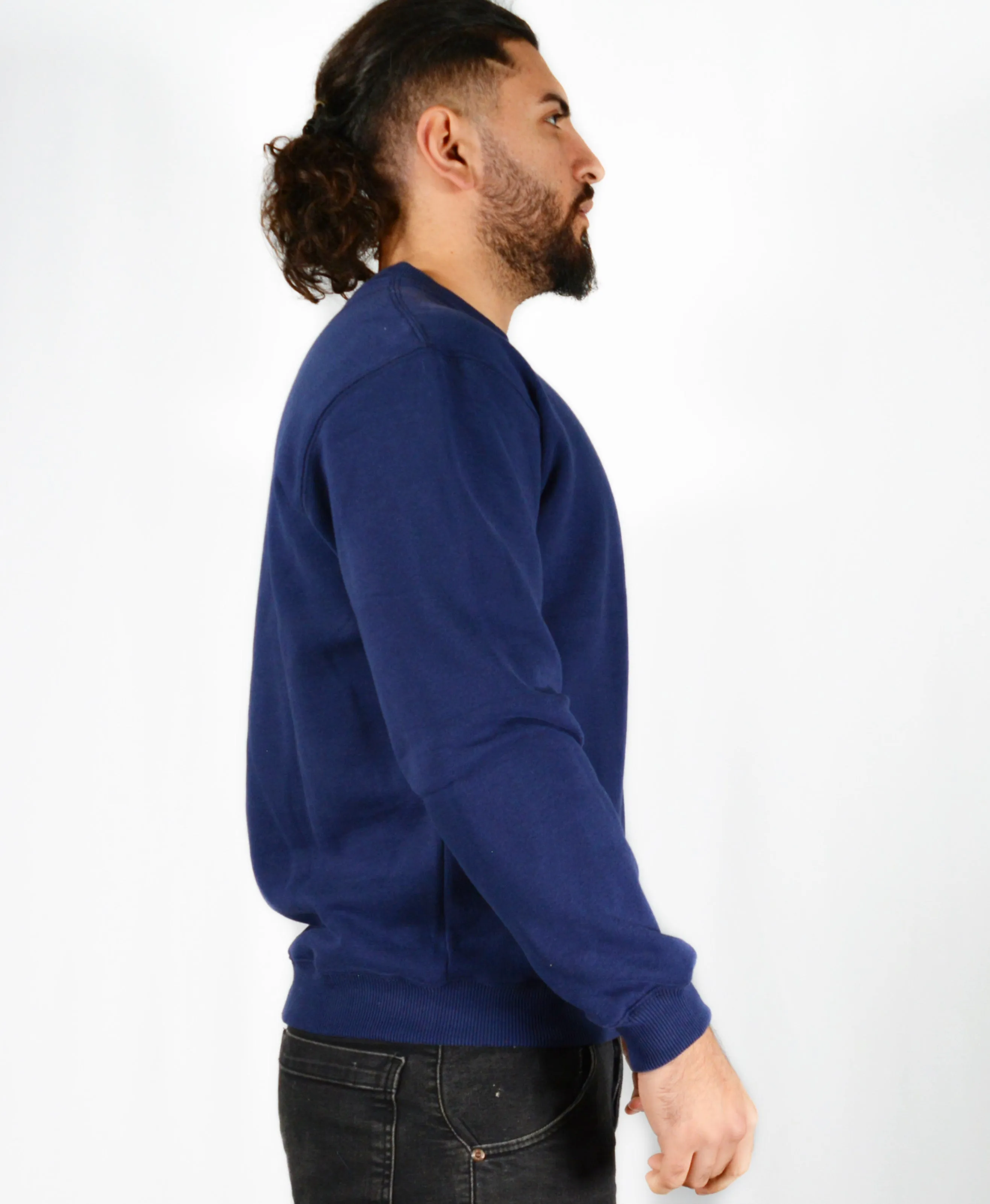 Mens O.G. Symbol Blue Sweat Jumper Top