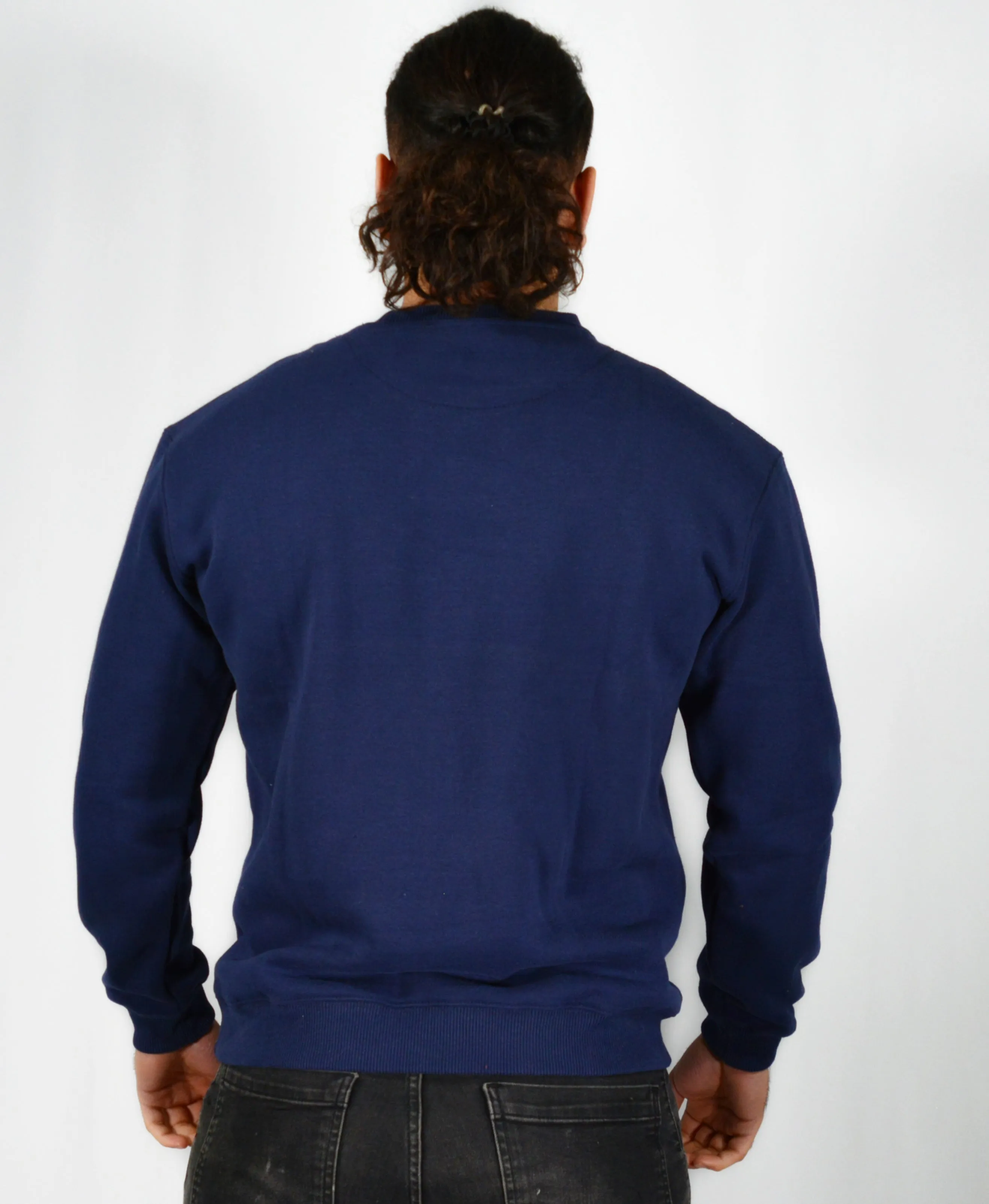 Mens O.G. Symbol Blue Sweat Jumper Top