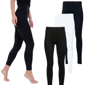 Microfiber Leggings (Pack of 3)