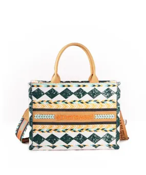 Montana West Boho Ethnic Print Concealed Carry Crossbody