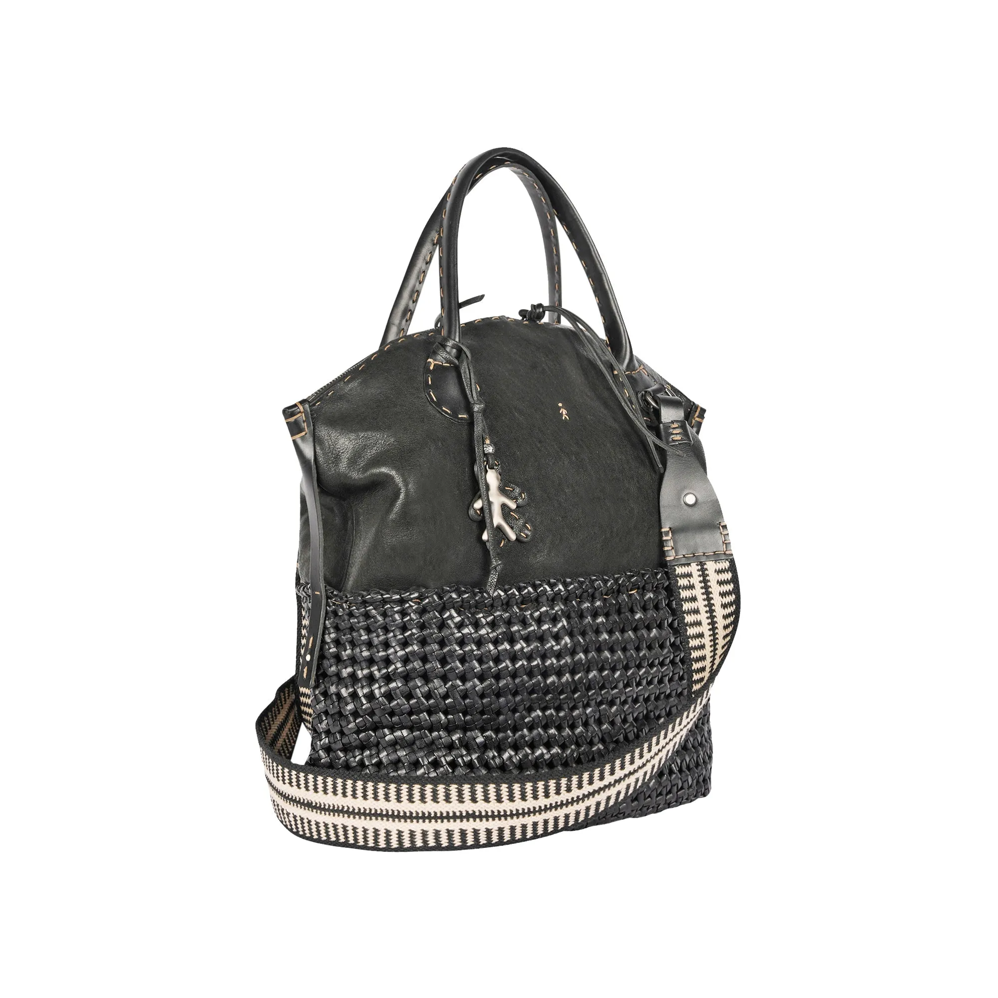 New Virginia M Greca Intreccio Crochet Black