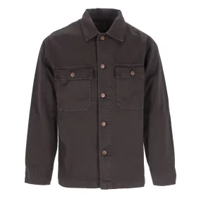 Overshirt Uomo Chesapeake's Willys Nero Lavato