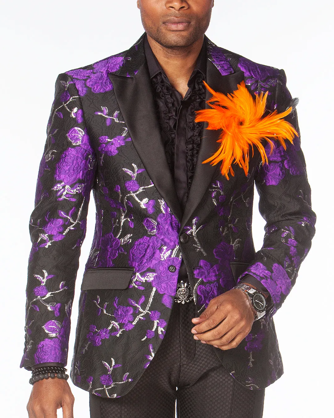 Prom Blazer - Tuxedo - Celleb Purple - Prom Tuxedo 2021