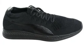 Puma Ignite evoKNIT 3D Black Textile Slip On Lace Mens Trainers 189909 10 B17D