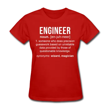 "Engineer" (white) - Women's T-Shirt