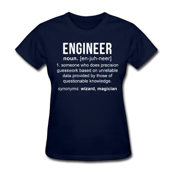 "Engineer" (white) - Women's T-Shirt