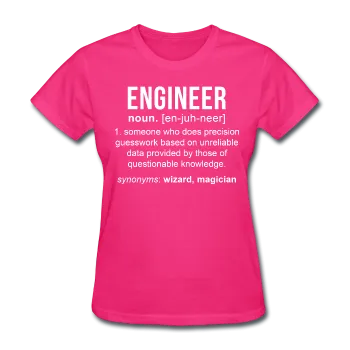 "Engineer" (white) - Women's T-Shirt