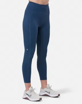 Relentless Legging 7/8 in Petrol Blue