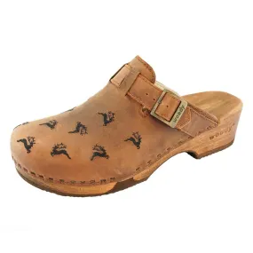 Ricke Damen Clog woody®