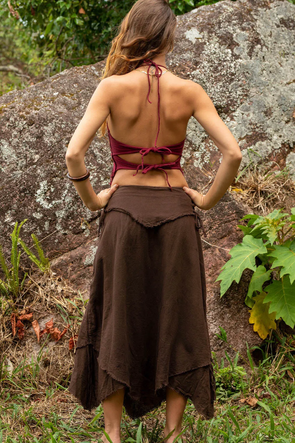 SAGE SKIRT BROWN