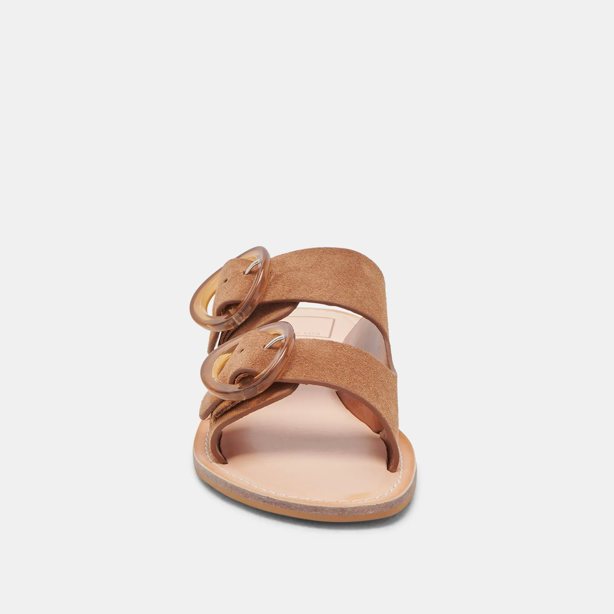 SECILY SANDALS PECAN SUEDE