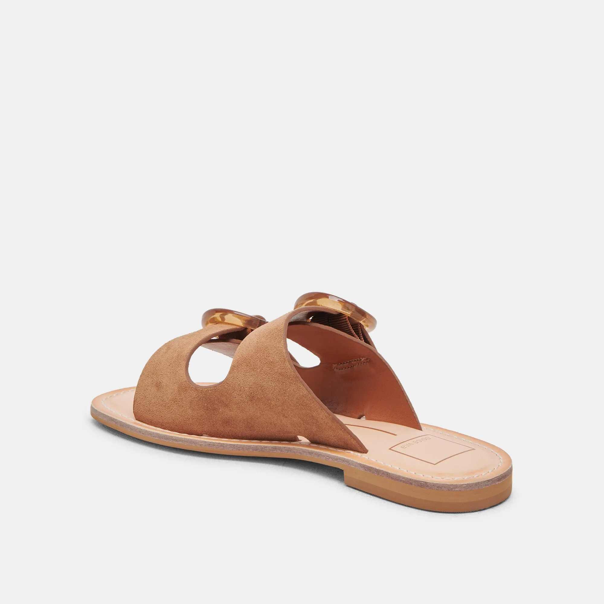 SECILY SANDALS PECAN SUEDE