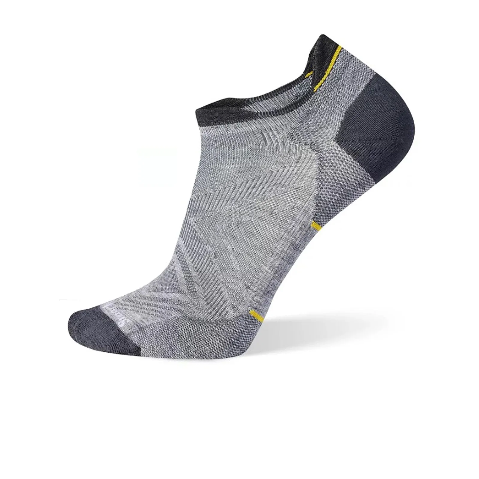 Smartwool Run Zero Cushion Low Ankle Sock (Men) - Light Gray